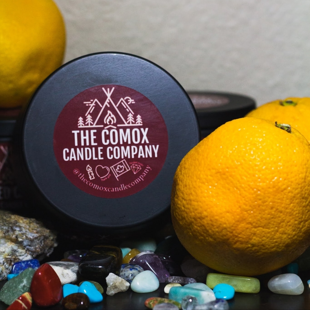 Homemade Scented Candle "Citrus Sunshine"